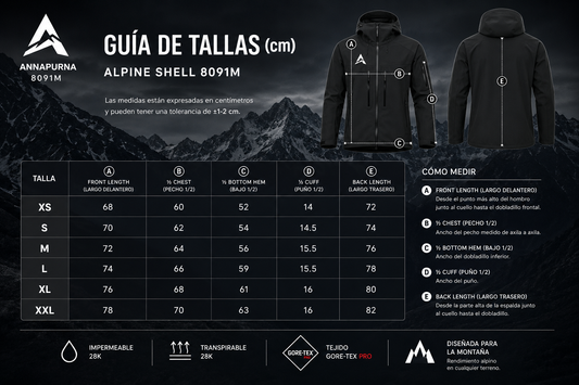 GORE-TEX ALPINE SHELL 8091M