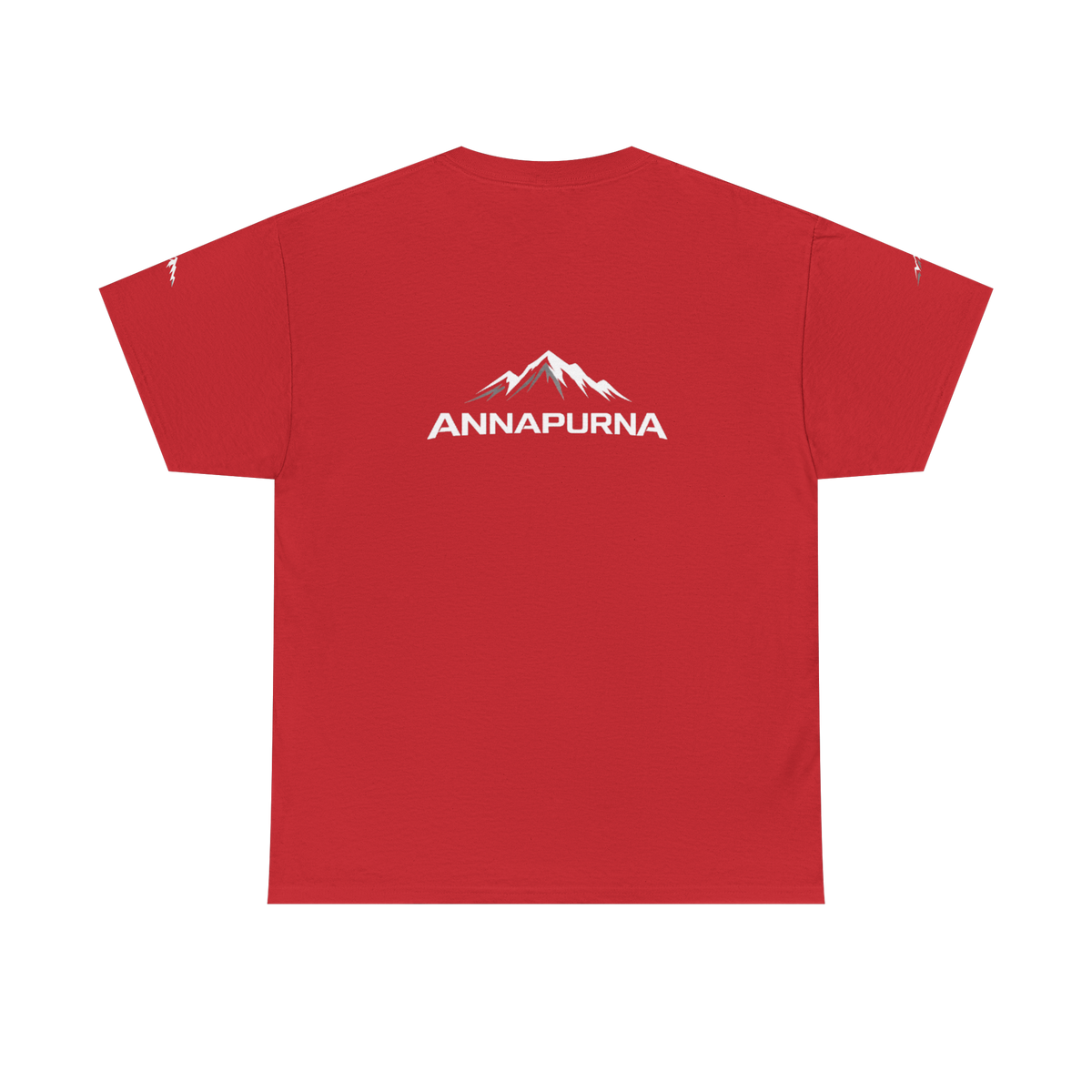 Camiseta Annapurna Escalada roja, vista trasera