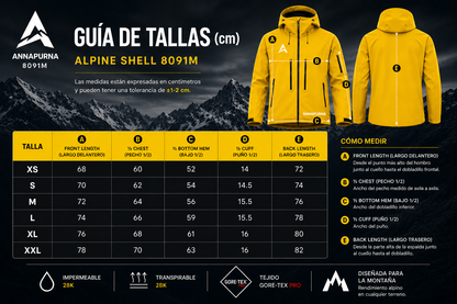 GORE-TEX ALPINE SHELL 8091M