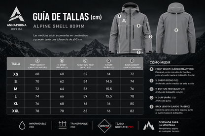 GORE-TEX ALPINE SHELL 8091M