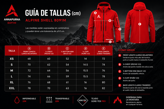 GORE-TEX ALPINE SHELL 8091M