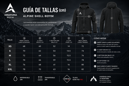 GORE-TEX ALPINE SHELL 8091M