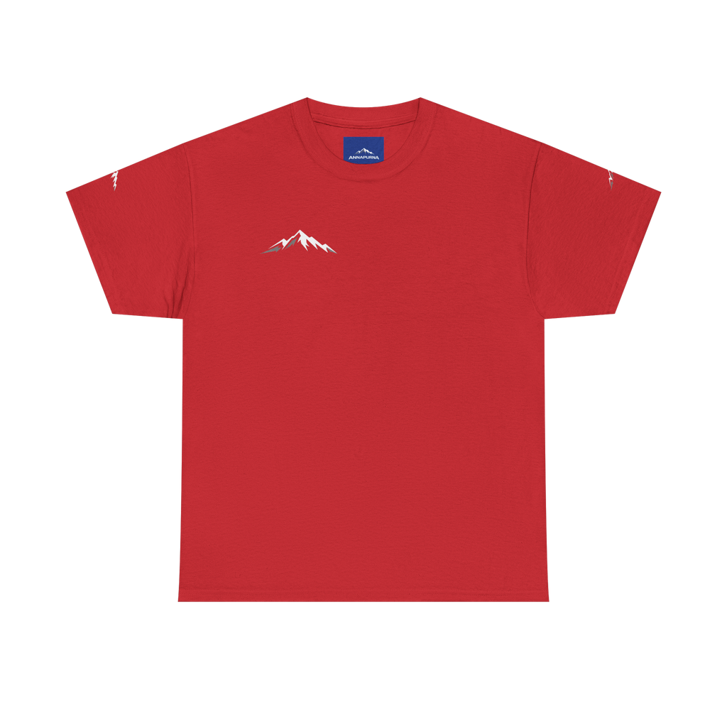 Camiseta Annapurna Escalada roja, vista frontal